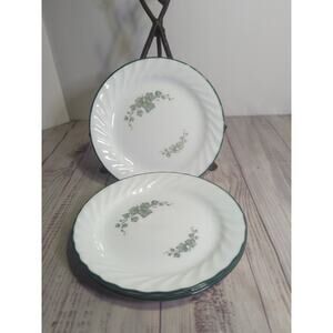 Set Of 4 Corelle Callaway Ivy Pattern Bread & Butter Plates 7.25” Side Plate